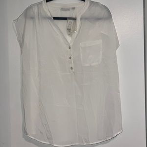 White New York & company blouse